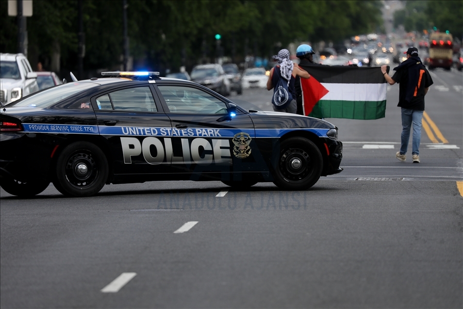 Israeli attacks on Palestinians protested in US capital Washington