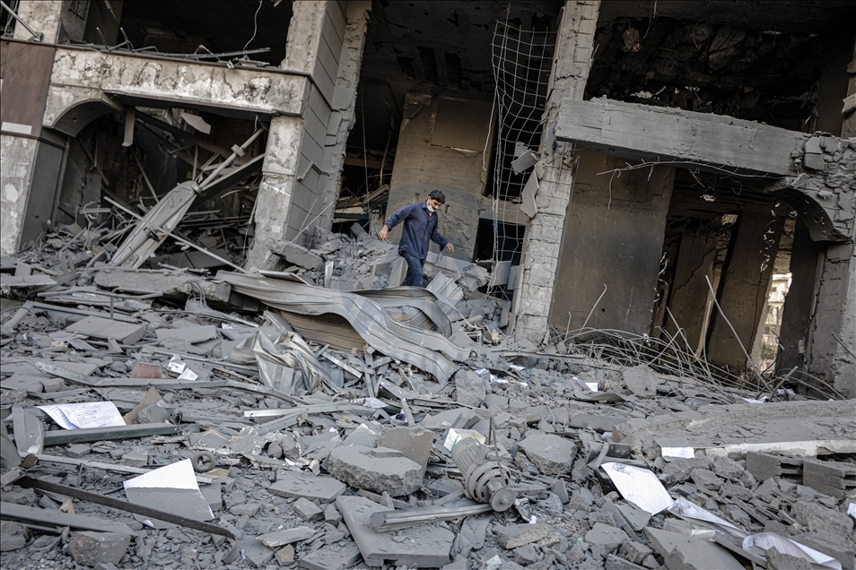 Les raids israéliens sur Gaza ont entraîné d'énormes dégâts matériels