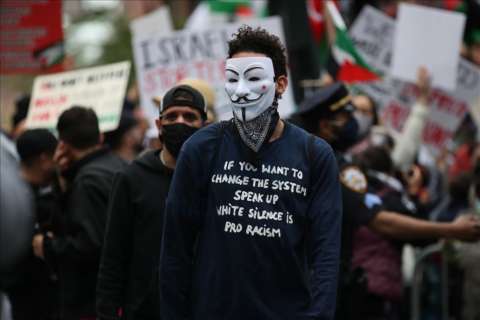 Tension rises during anti-Israel rally in New York City