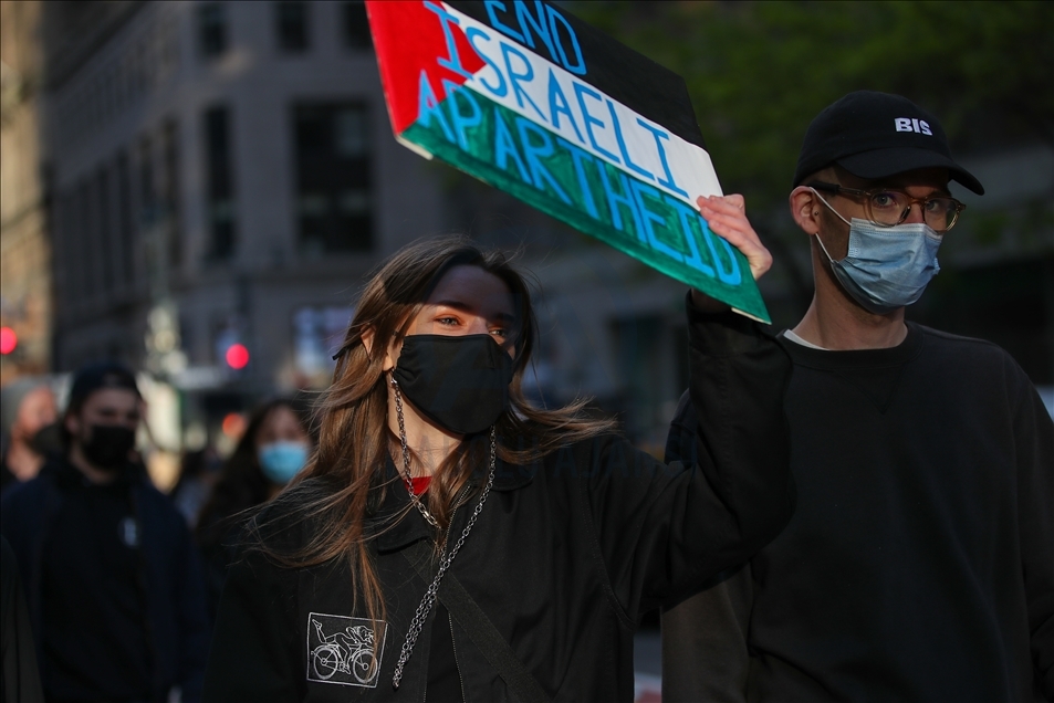Tension rises during anti-Israel rally in New York City
