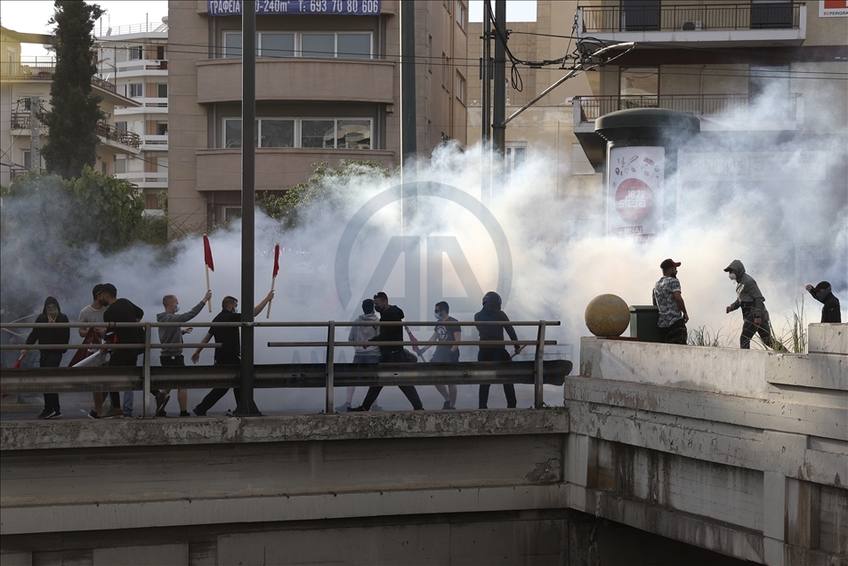 Police intervene in anti-Israel demonstration in Greece