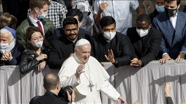 Papa Franciscus aylar sonra ilk kez haftalık genel kabul oturumu gerçekleştirdi