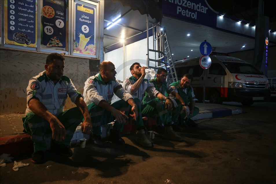 Intense schedule of Palestinian medical staff