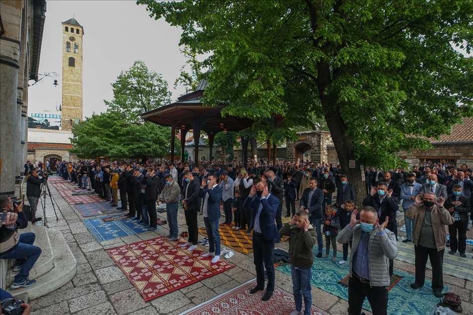 Eid al-Fitr prayer in Bosnia and Herzegovina