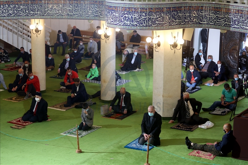 Eid al-Fitr prayer in Zagreb