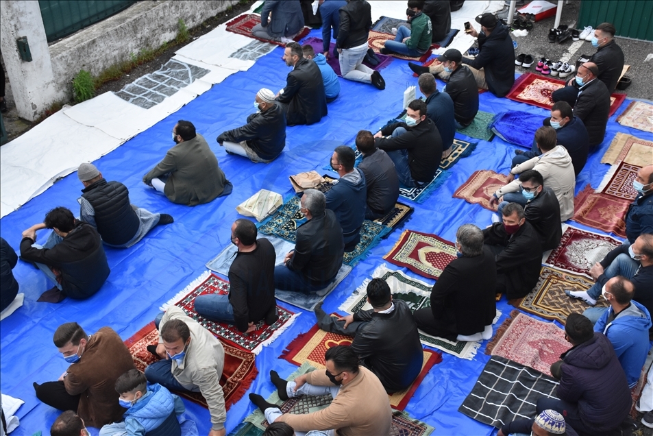 Eid al-Fitr prayer in Italy