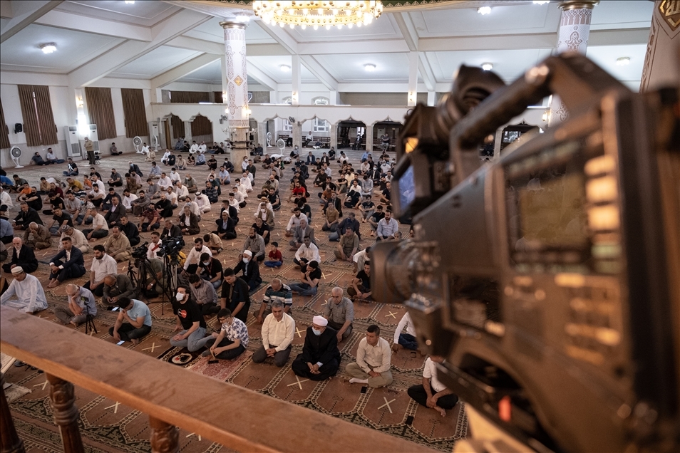 Süleymaniye'de Ramazan Bayramı namazı