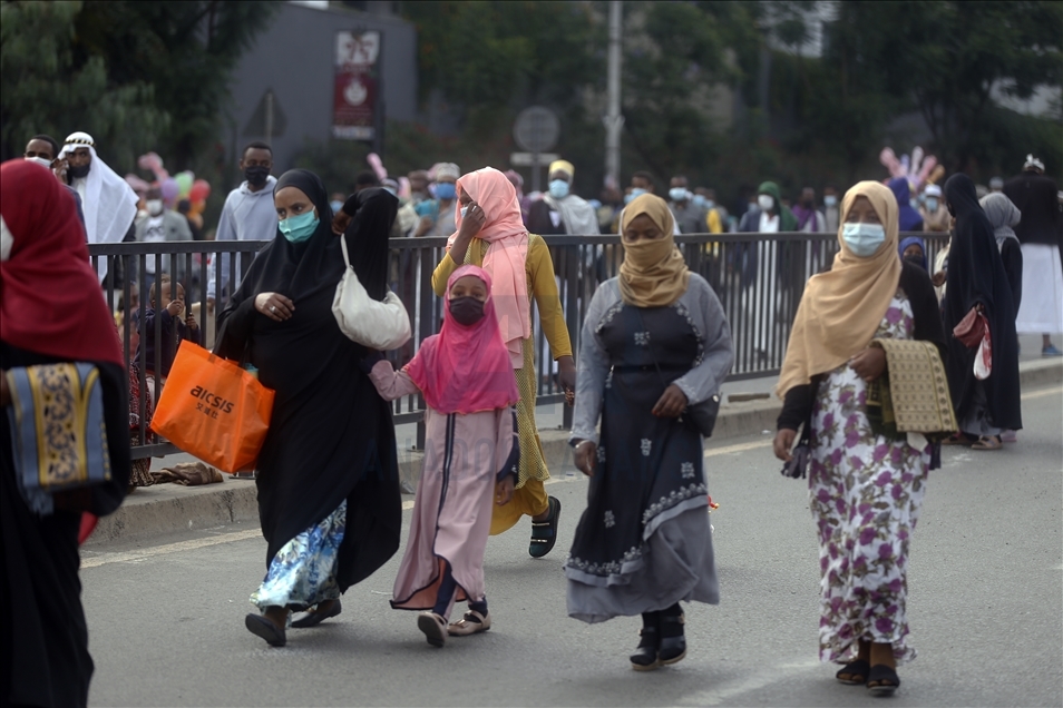 مسلمو إثيوبيا يؤدون صلاة عيد الفطر