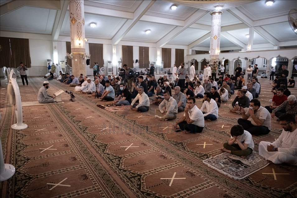 Süleymaniye'de Ramazan Bayramı namazı