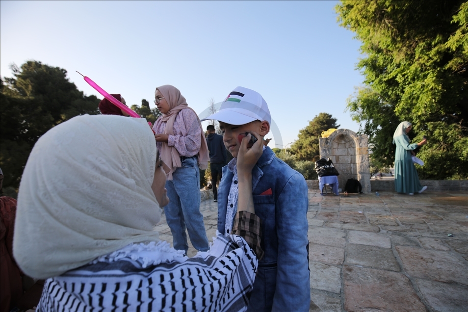 Ji sed hezarî zêdetir Misilmanan nimêja eydê li Mescida Eqsayê kir