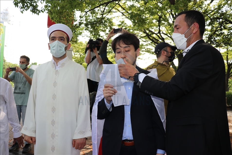 Japonya'da "Filistin Dayanışması ve Kudüs" gösterisi düzenlendi