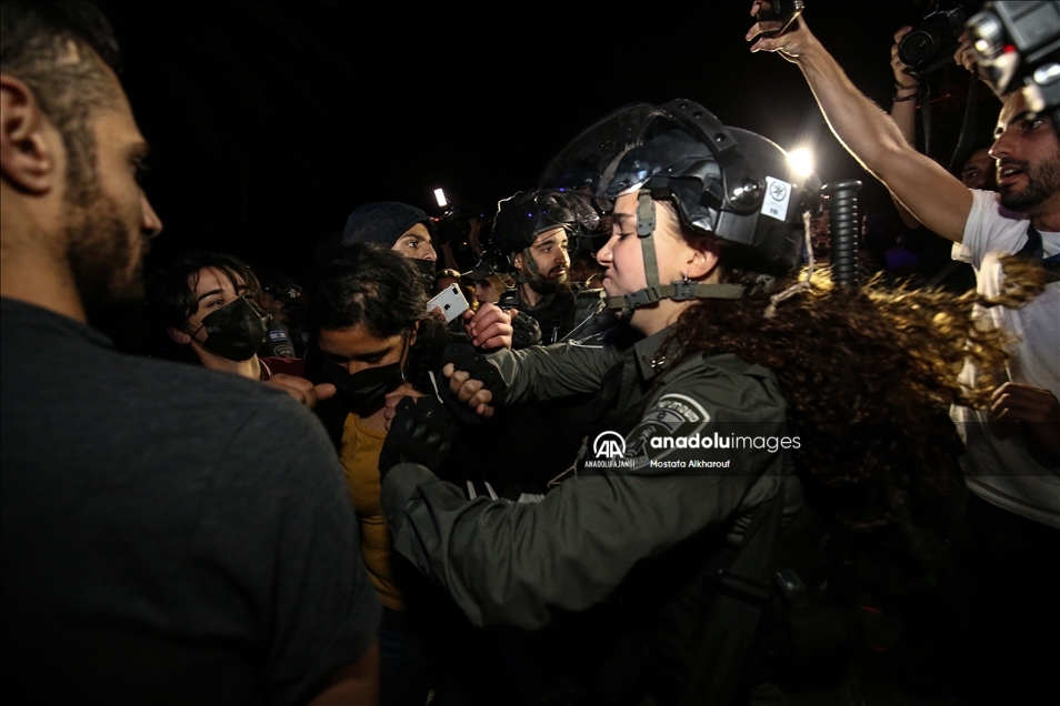 İsrail polisinin Doğu Kudüs’teki gösteriye müdahalesinde 4 Filistinli yaralandı