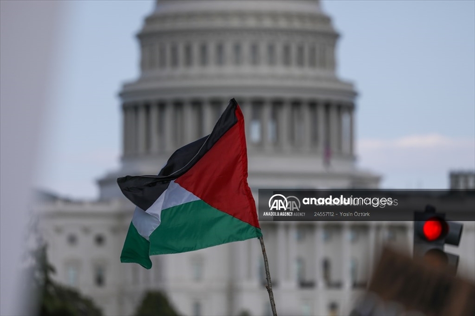 Les États-Unis: Une manifestation massive à Washington DC pour commémorer la Nakba palestinienne