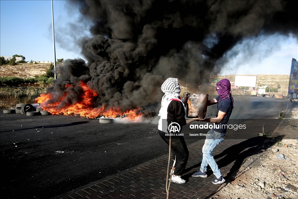 İsrail güçleri Batı Şeria'daki gösterilere müdahale etti