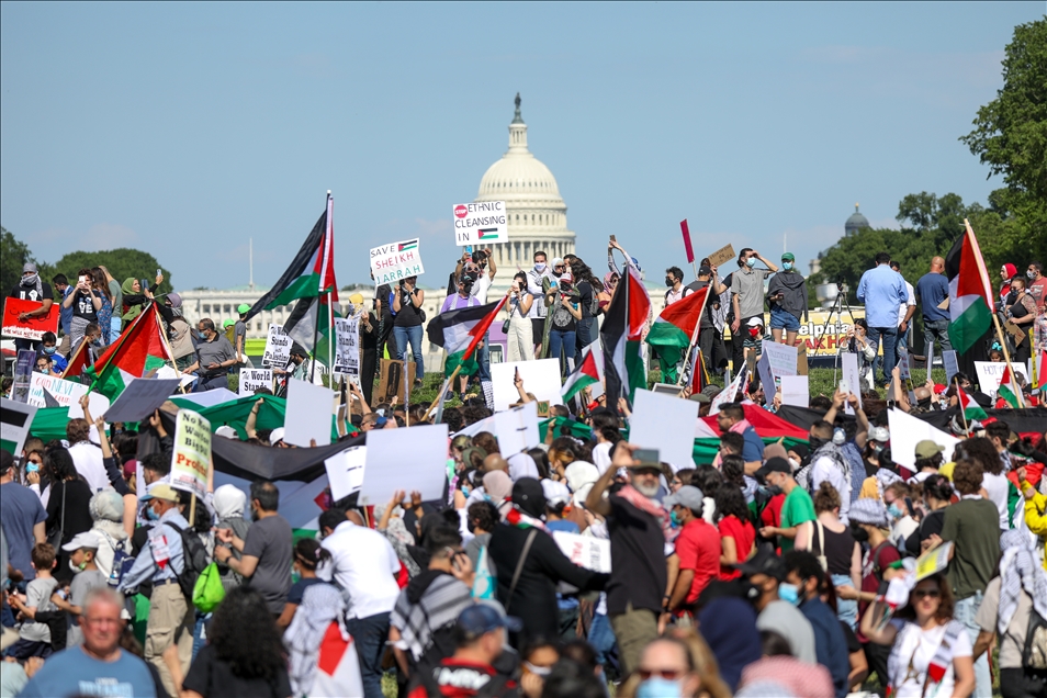 В Вашингтоне прошла акция в поддержку Палестине