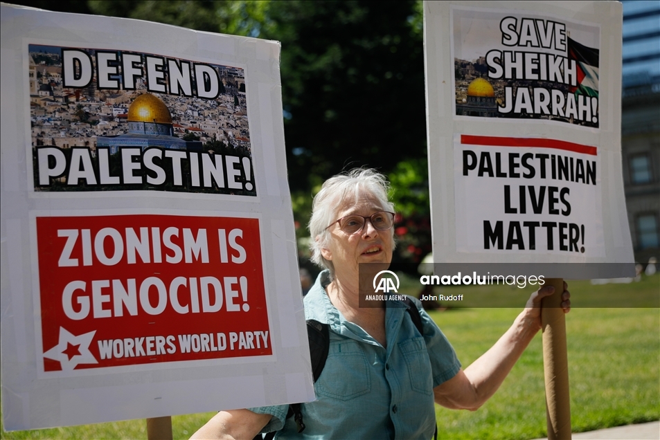 Demonstration in Portland Supports Palestine on Nakba Day