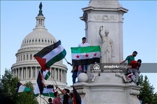Les États-Unis: Une manifestation massive à Washington DC pour commémorer la Nakba palestinienne