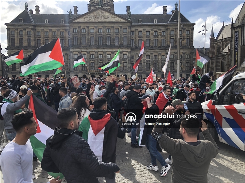 Pro-Palestinian demonstrations in Netherlands 