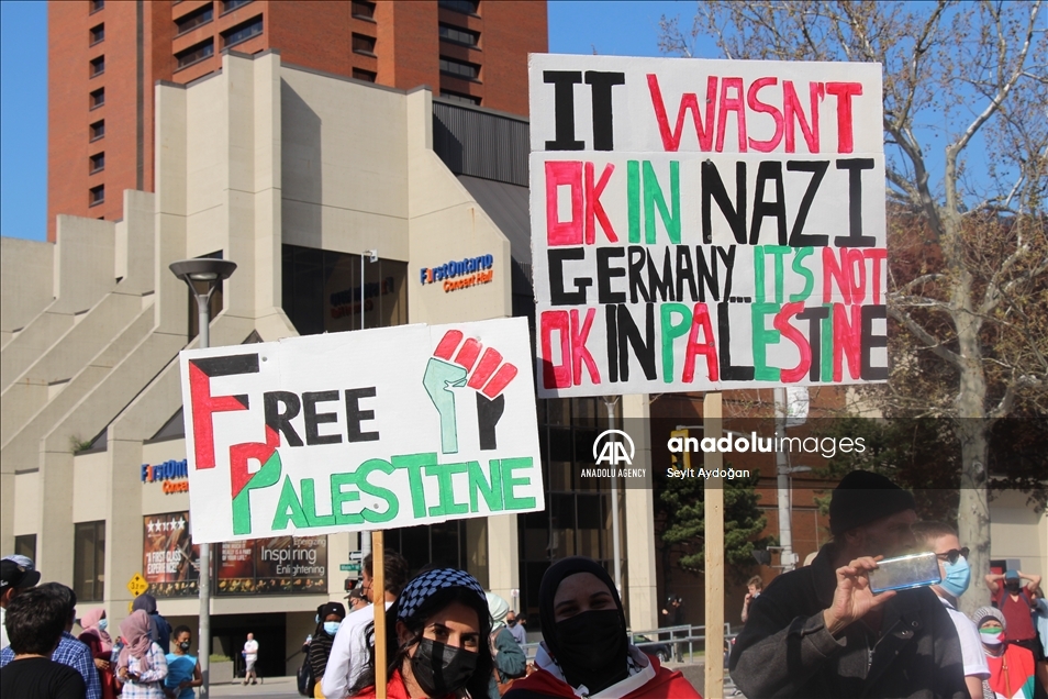 Kanada, protesta masive kundër sulmeve izraelite ndaj palestinezëve