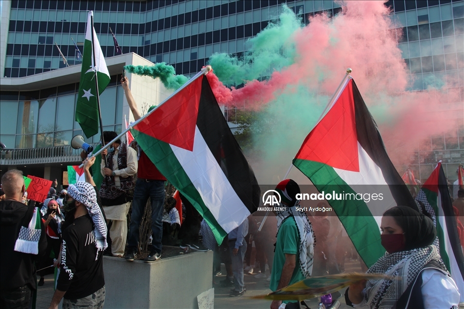 Kanada, protesta masive kundër sulmeve izraelite ndaj palestinezëve
