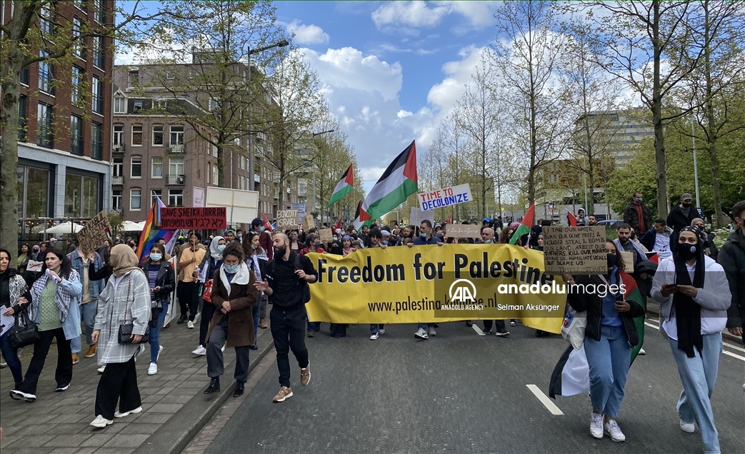 Pro-Palestinian demonstrations in Netherlands 