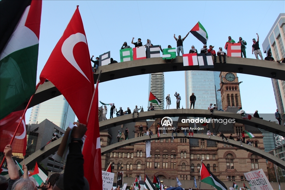 Pro-Palestinian demonstrations in Canada