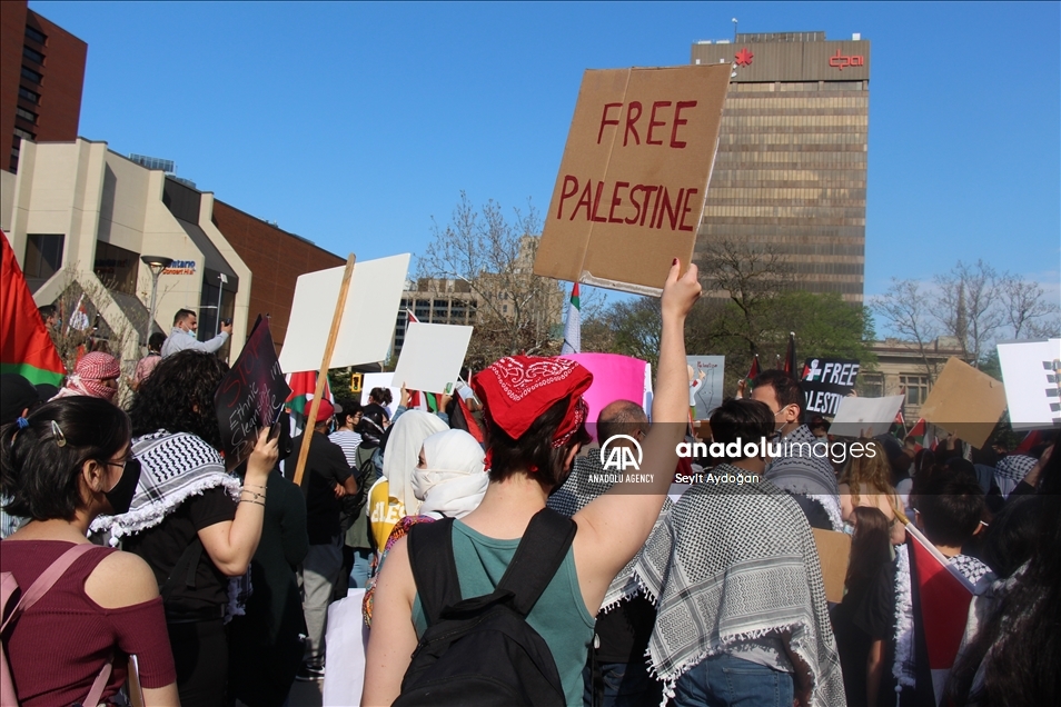 Kanada, protesta masive kundër sulmeve izraelite ndaj palestinezëve