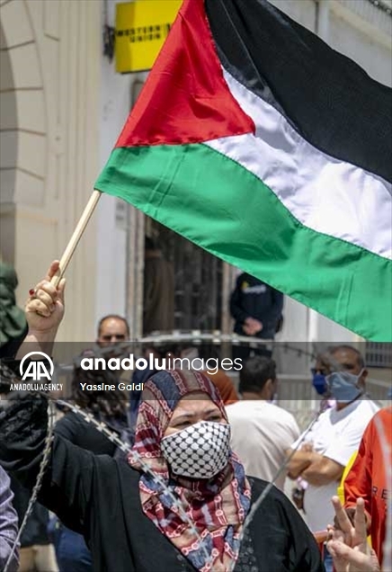 تونس..مظاهرات رفضا للتطبيع ودعما لفلسطين