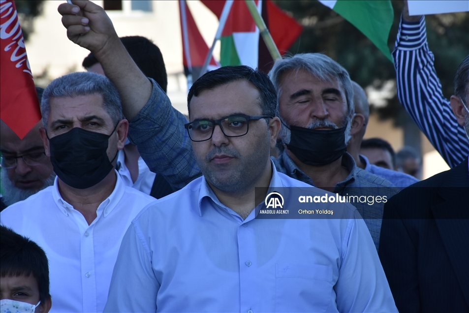 تظاهرات شهروندان مالاتیای ترکیه در حمایت از فلسطین 