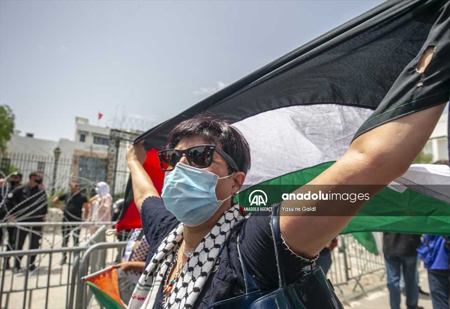 تونس..مظاهرات رفضا للتطبيع ودعما لفلسطين
