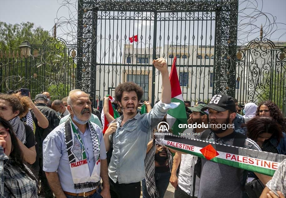 تونس..مظاهرات رفضا للتطبيع ودعما لفلسطين