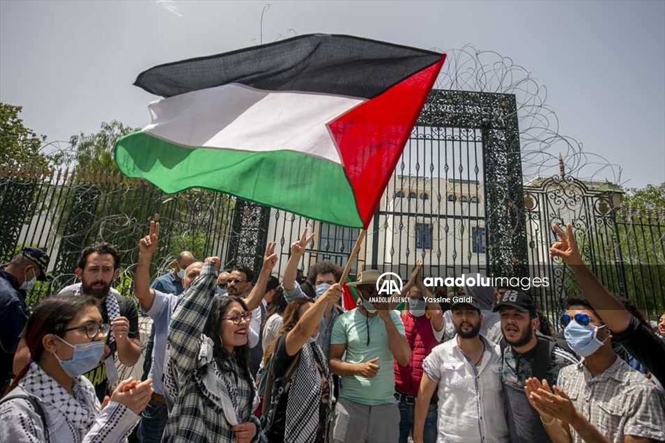تونس..مظاهرات رفضا للتطبيع ودعما لفلسطين