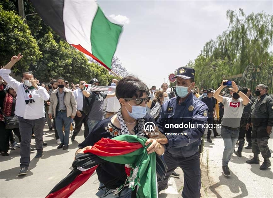 تونس..مظاهرات رفضا للتطبيع ودعما لفلسطين