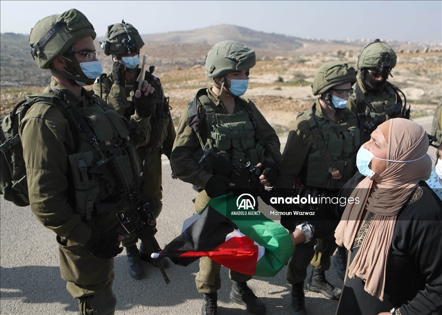 Protest against Israeli violations