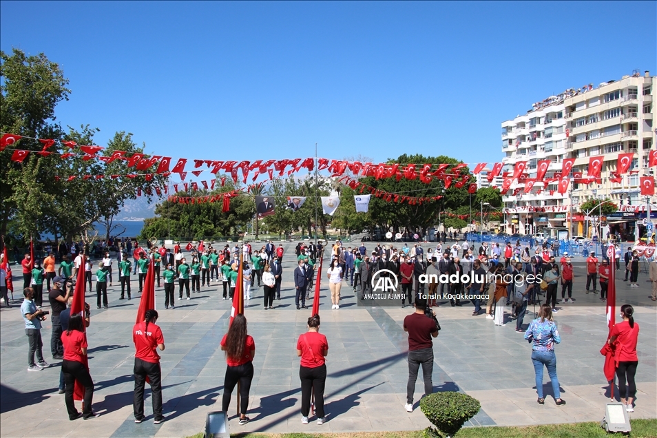 Antalya, Muğla, Burdur ve Isparta'da 19 Mayıs Atatürk'ü Anma, Gençlik ve Spor Bayramı kutlanıyor
