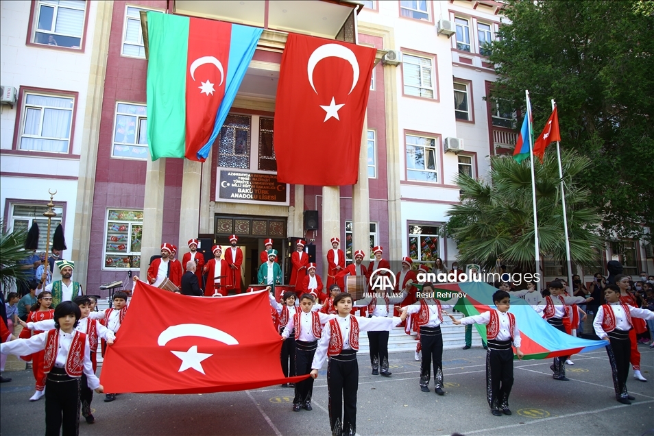 Azerbaycan'da, 19 Mayıs Atatürk'ü Anma, Gençlik ve Spor Bayramı kutlandı