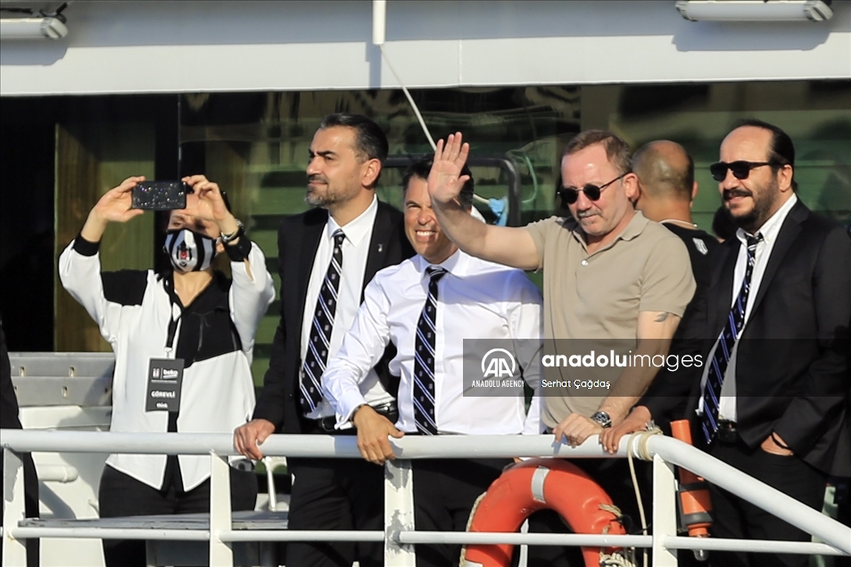 Besiktas celebrate the championship