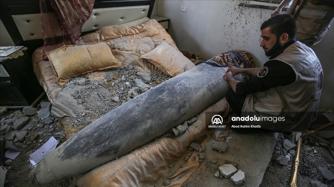 Missile launched by Israel did not explode after hitting a house in Gaza