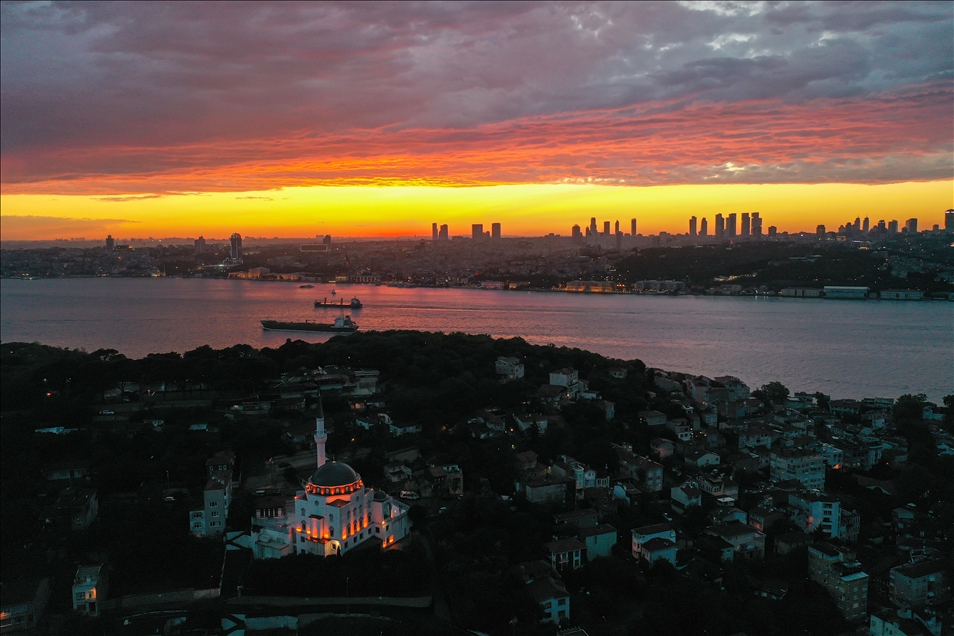 İstanbul'da gün batımı