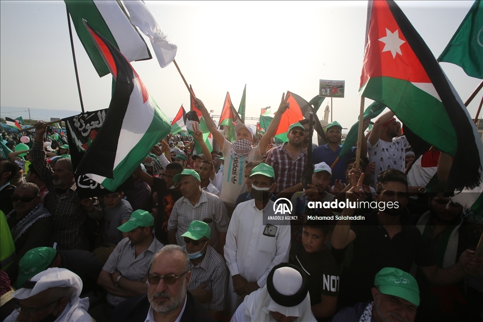 آلاف الأردنيين ينظمون وقفات مؤيدة لفلسطين وداعمة للمقاومة