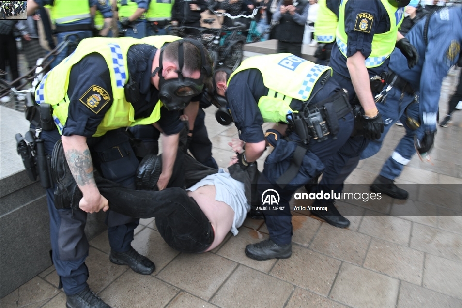 السويد.. توقيف 15 شخصًا في مظاهرة داعمة لفلسطين