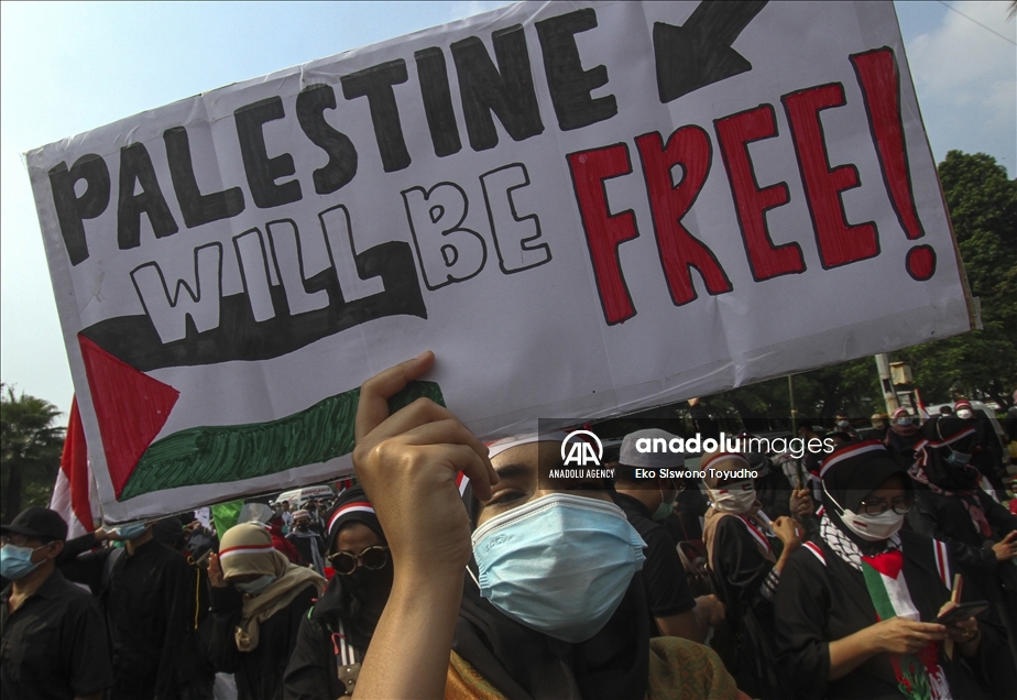 Demonstrasi dukung perjuangan rakyat Palestina di Jakarta