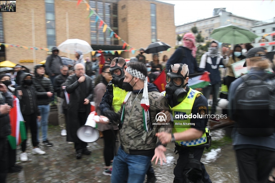 السويد.. توقيف 15 شخصًا في مظاهرة داعمة لفلسطين