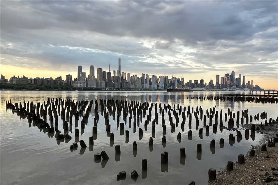 New York'ta gün doğumu