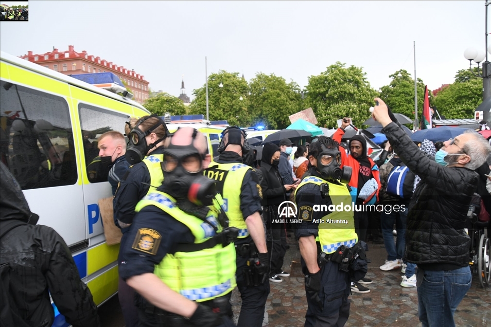 السويد.. توقيف 15 شخصًا في مظاهرة داعمة لفلسطين