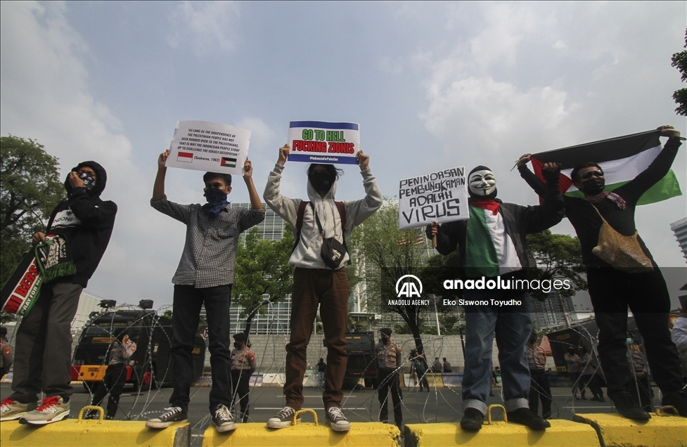 Demonstrasi dukung perjuangan rakyat Palestina di Jakarta