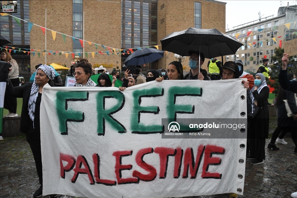 السويد.. توقيف 15 شخصًا في مظاهرة داعمة لفلسطين
