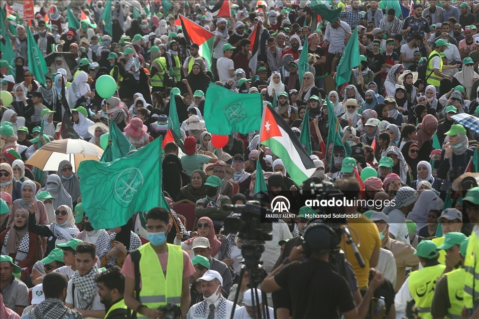 آلاف الأردنيين ينظمون وقفات مؤيدة لفلسطين وداعمة للمقاومة