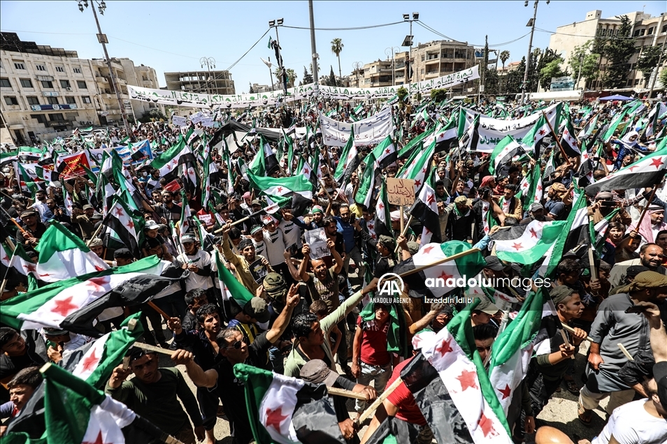 مظاهرات في سوريا رفضا لـ"مسرحية" النظام الانتخابية