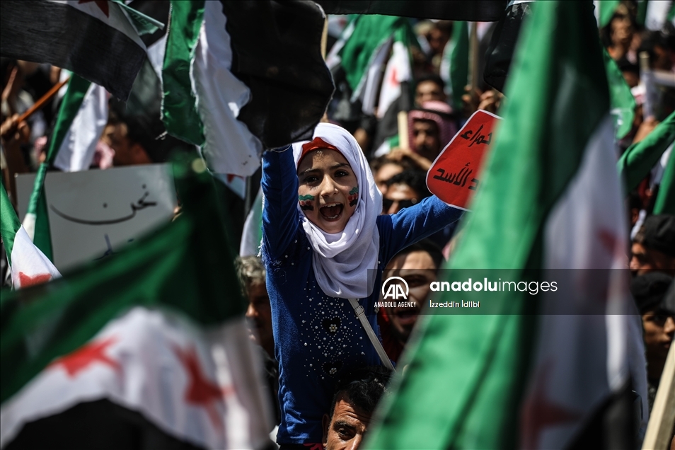 مظاهرات في سوريا رفضا لـ"مسرحية" النظام الانتخابية